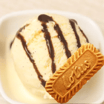 Vanille Eis mit Lotus-Schoko