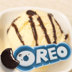 Vanille Eis mit Oreo-Schoko